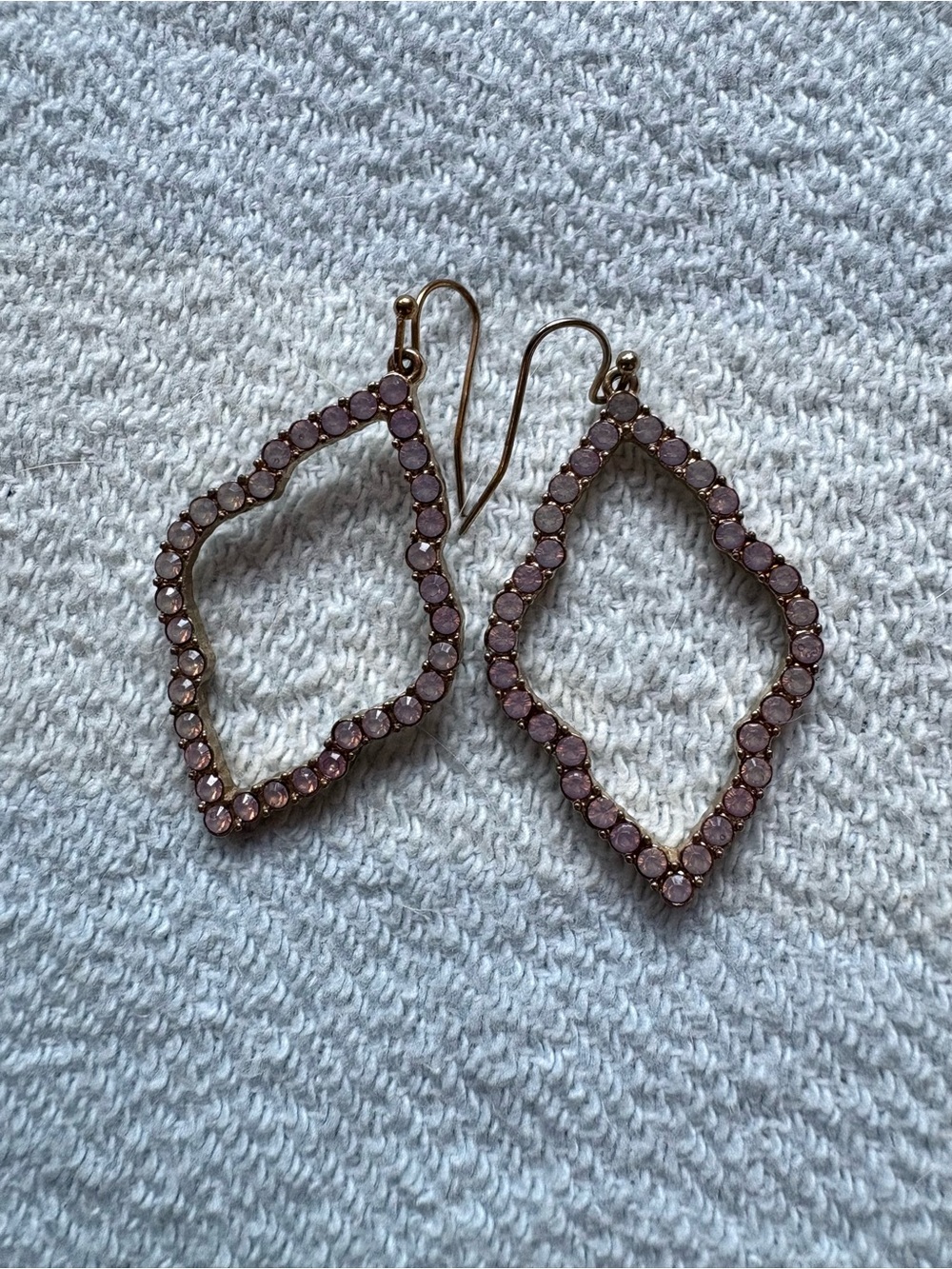 Pink and Gold Earrings
